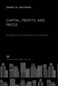 Produktbild: Capital, Profits, and Prices