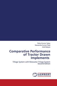 Produktbild: Comparative Performance of Tractor Drawn Implements