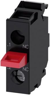 Produktbild: Siemens 3SU1400-2AA10-1CA0 Kontaktmodul 1 &Ouml;ffner 500V 1St.