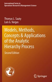Produktbild: Models, Methods, Concepts & Applications of the Analytic Hierarchy Process