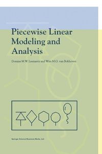 Produktbild: Piecewise Linear Modeling and Analysis