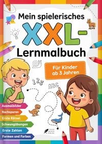 Produktbild: Mein spielerisches XXL-Lernmalbuch f&uuml;r Kinder ab 3 Jahren