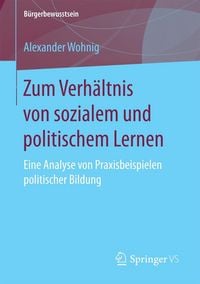 Produktbild: Zum Verh&auml;ltnis von sozialem und politischem Lernen