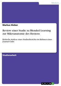 Produktbild: Review einer Studie zu Blended Learning zur Mikroanatomie des Herzens