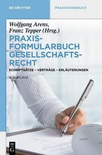 Produktbild: Praxisformularbuch Gesellschaftsrecht