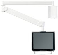 Produktbild: Neomounts FPMA-HAW100 Medical Monitor-Wandhalterung 1 Display(s) 25,4 cm (10") - 61 cm (24") Wei&szlig; H&ouml;henverstellbar, Neigbar, Schwenkbar, Ausziehbar