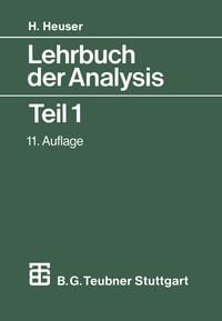 Produktbild: Lehrbuch der Analysis