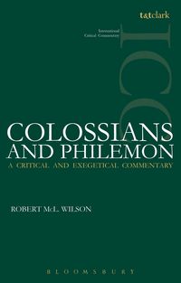 Produktbild: Wilson, R: Colossians and Philemon (ICC)