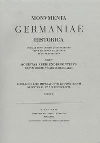 Produktbild: Libelli de lite imperatorum et pontificum saec. XI. et XII. conscripti