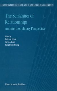 Produktbild: The Semantics of Relationships