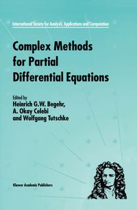 Produktbild: Complex Methods for Partial Differential Equations