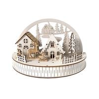 Produktbild: HTI-Living Weihnachtsdeko Winterdorf und Rehe Weihnachtsdeko Winterdorf und Rehe