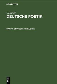 Produktbild: Deutsche Verslehre