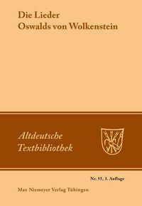 Produktbild: Die Lieder Oswalds von Wolkenstein