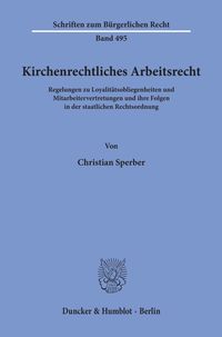 Produktbild: Kirchenrechtliches Arbeitsrecht.