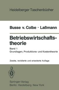 Produktbild: Betriebswirtschaftstheorie