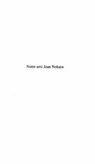 Produktbild: Notre ami Jean Nohain