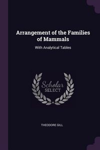 Produktbild: Arrangement of the Families of Mammals