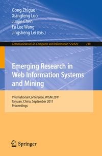 Produktbild: Emerging Research in Web Information Systems and Mining