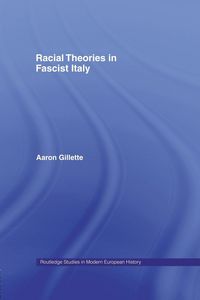 Produktbild: Racial Theories in Fascist Italy