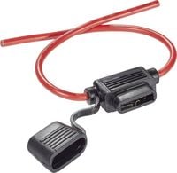 Produktbild: TRU COMPONENTS Kfz Flachsicherungs-Halter Flachsicherung Standard 30A 3.3mm&sup2; 1St.