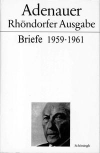 Produktbild: Adenauer Briefe 1959-1961