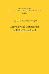 Produktbild: Convexity and Optimization in Finite Dimensions I