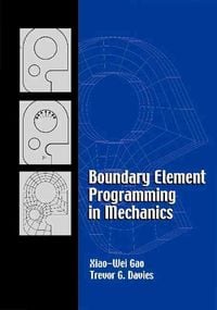 Produktbild: Boundary Element Programming in Mechanics