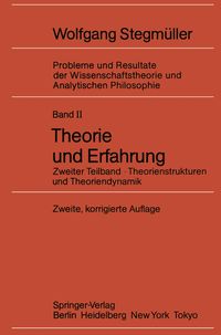 Bild vom Artikel Theorie und Erfahrung vom Autor Wolfgang Stegmüller