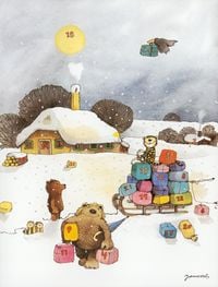 Produktbild: Janoschs Adventskalender "Schlittenfahrt"