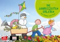 Produktbild: Die Jahreszeiten erleben mit Emma und Paul. Kamishibai Bildkartenset.