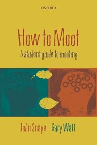 Produktbild: Snape, J: How to Moot