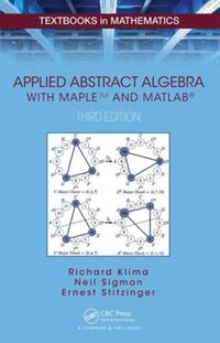 Produktbild: Klima, R: Applied Abstract Algebra with MapleTM and MATLAB&reg;