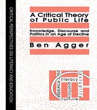 Produktbild: A Critical Theory Of Public Life