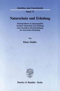 Produktbild: Naturschutz und Erholung.