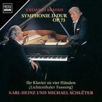 Produktbild: Sinfonie D-Dur op.73 f&uuml;r Klavier zu 4 H&auml;nden