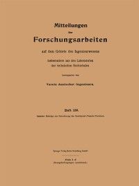 Produktbild: Mitteilungen &uuml;ber Forschungsarbeiten auf dem Gebiete des Ingenieurwesens