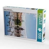 Produktbild: CALVENDO Puzzle Moldau mit Schw&auml;nen | 1000 Teile Lege-Gr&ouml;&szlig;e 64x48cm Foto-Puzzle f&uuml;r gl&uuml;ckliche Stunden