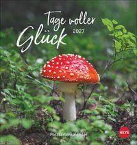 Produktbild: Tage voller Gl&uuml;ck Postkartenkalender 2027