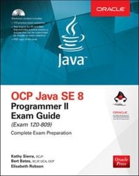 Produktbild: Bates, B: OCP Java SE 8 Programmer II Exam Guide (Exam 1Z0-8