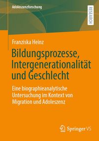 Produktbild: Bildungsprozesse, Intergenerationalit&auml;t und Geschlecht