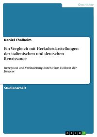 Produktbild: Ein Vergleich mit Herkulesdarstellungen der italienischen und deutschen Renaissance