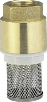 Produktbild: GARDENA 07221-20 Messing-Fu&szlig;ventil, Saugkorb, Ventilkegel, Dichtung, 33,3 mm Fu&szlig;ventil 33,3 mm (G1) Messing