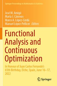 Produktbild: Functional Analysis and Continuous Optimization