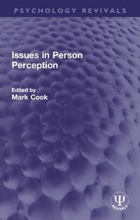 Produktbild: Issues in Person Perception