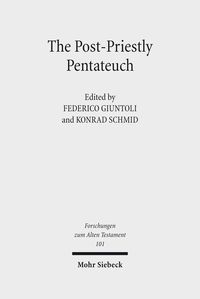 Produktbild: The Post-Priestly Pentateuch