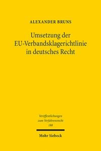 Bild vom Artikel Umsetzung der EU-Verbandsklagerichtlinie in deutsches Recht vom Autor Alexander Bruns