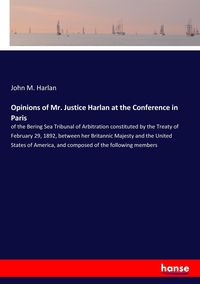 Produktbild: Opinions of Mr. Justice Harlan at the Conference in Paris