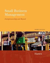Produktbild: Small Business Management: Entrepreneurship and Beyond