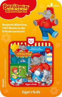 Produktbild: tigercard - Benjamin Bl&uuml;mchen - Folge 141: Nachts in der Erfinderwerkstatt